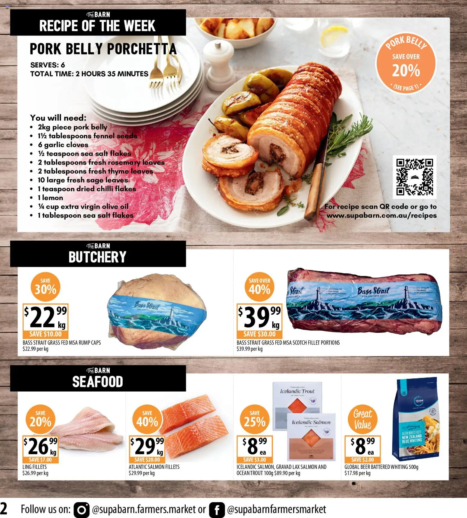 Supabarn catalogue  - page 2- valid from 22/04/2026