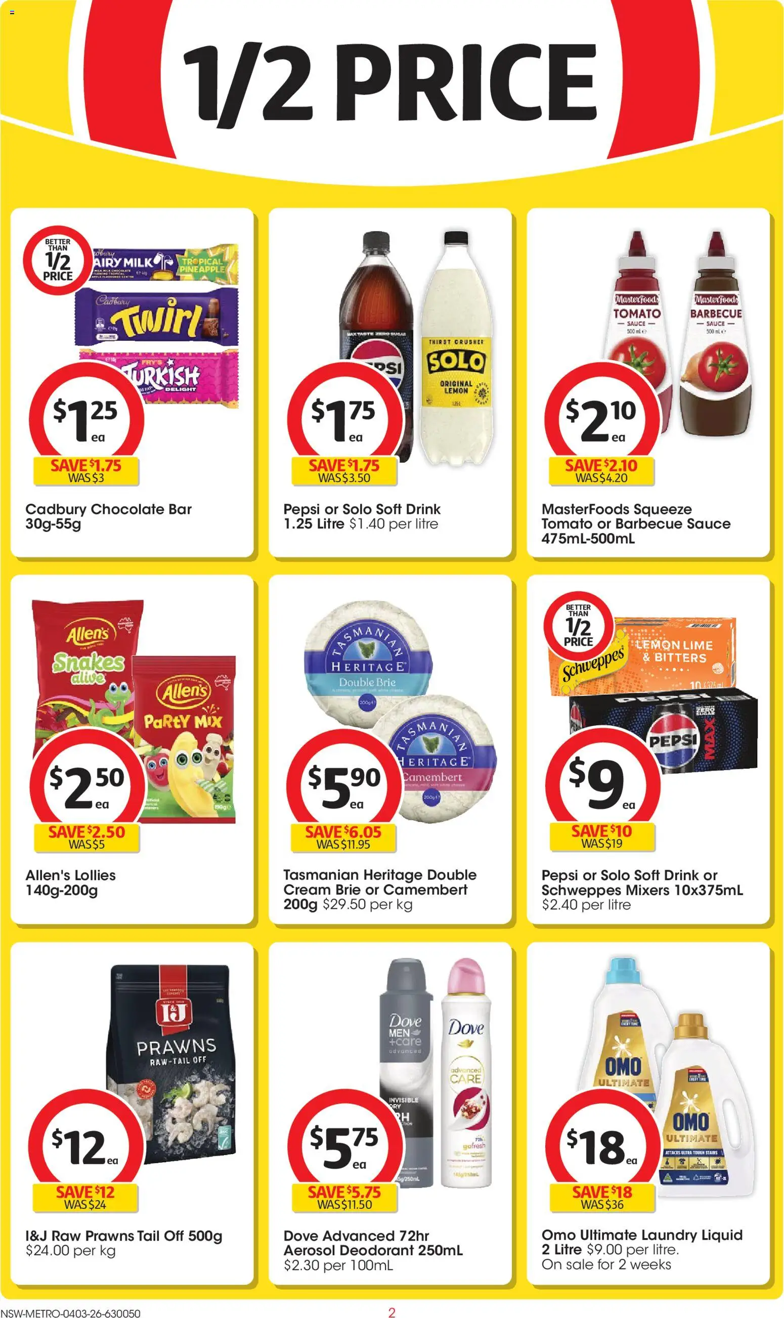 Coles catalogue  - page 2- valid from 04/03/2026