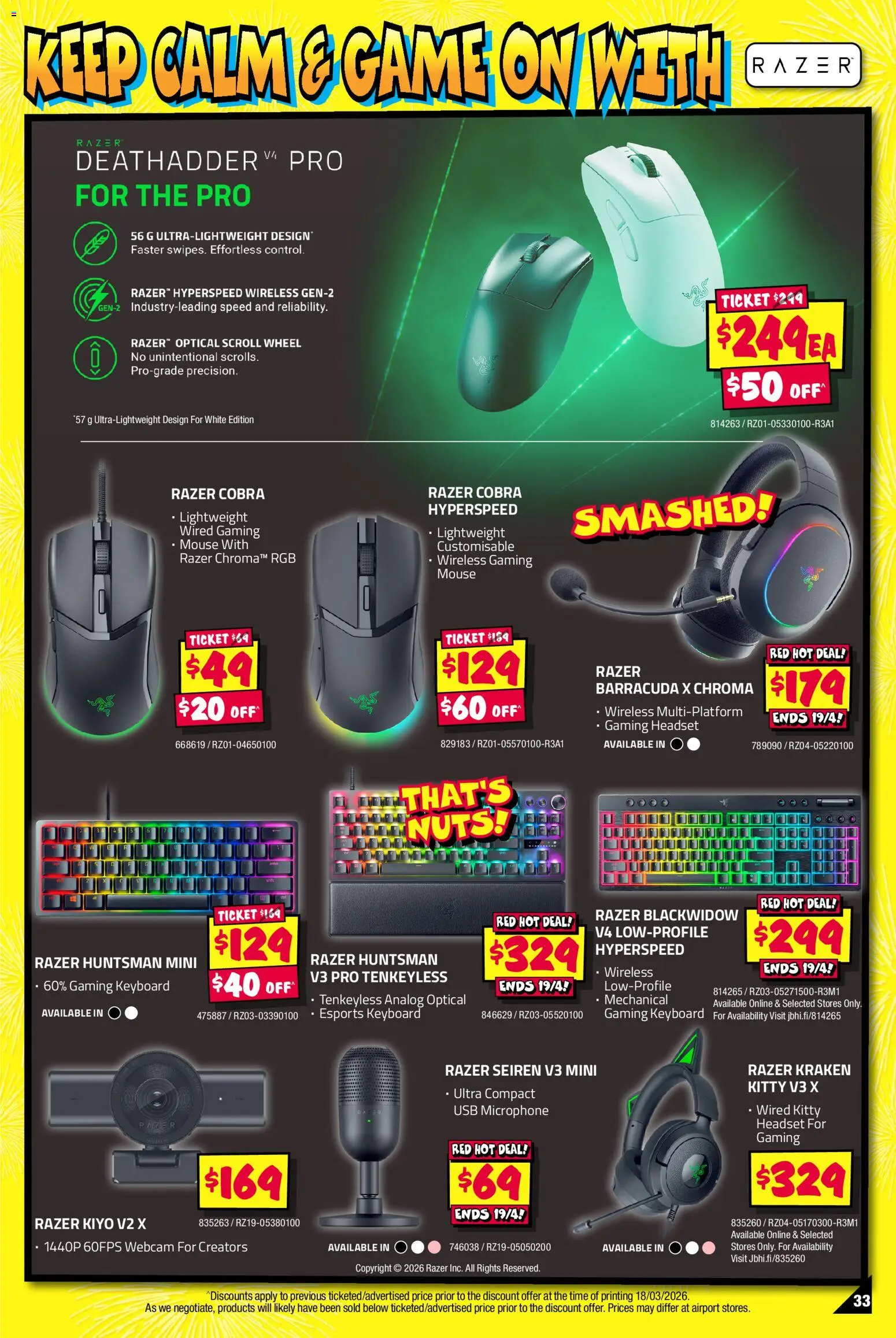 JB Hi-Fi catalogue  - page 33- valid from 30/03/2026