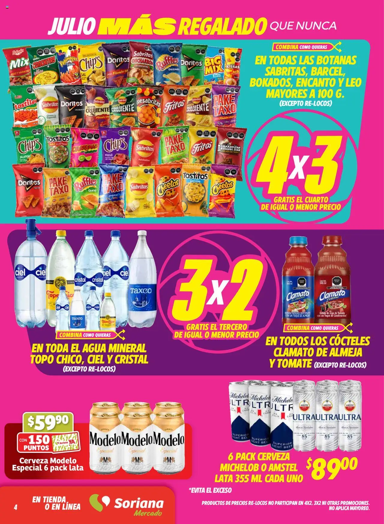 Soriana - Julio Regalado Mercado Nacional - página 4- válido desde 17/07/2025
