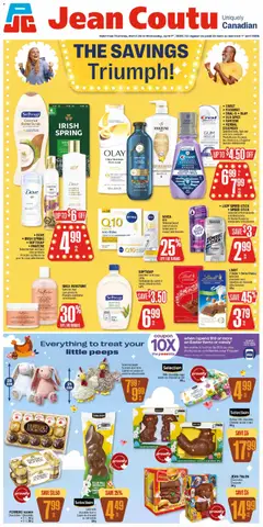 Preview Jean Coutu weekly flyer valid from Mar 26, 2026