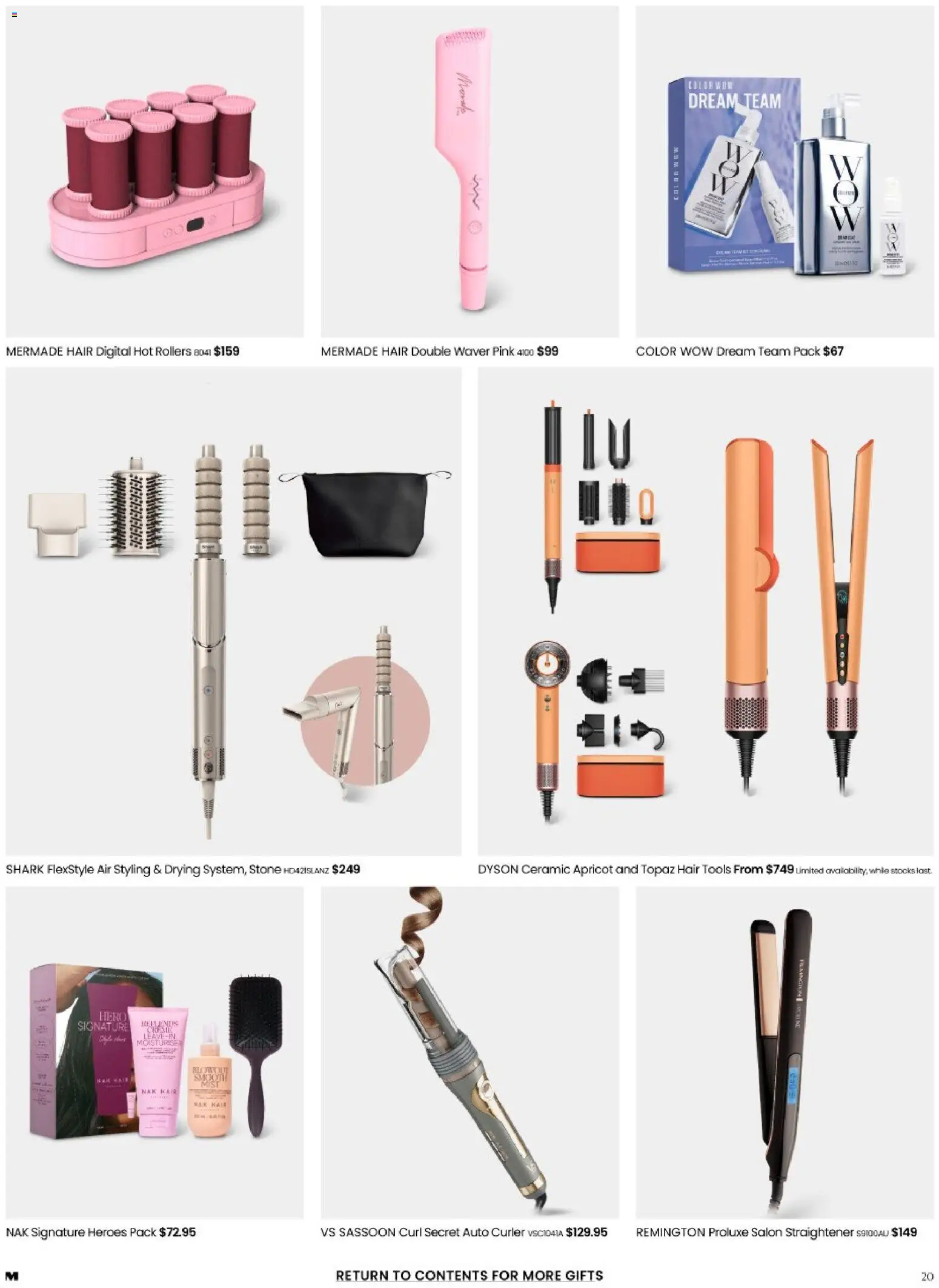 Myer catalogue  - page 20- valid from 20/04/2026