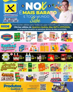 Pré-visualização X Supermercados - Ofertas da semana válida a partir de 26/11/2025