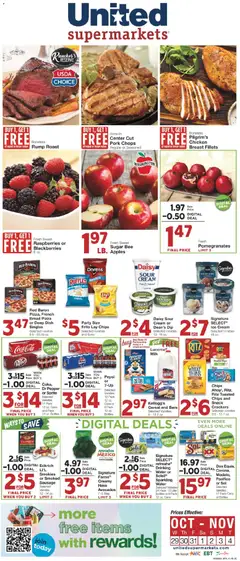 Preview United Supermarkets Weekly Ad valid from 10/28/2025