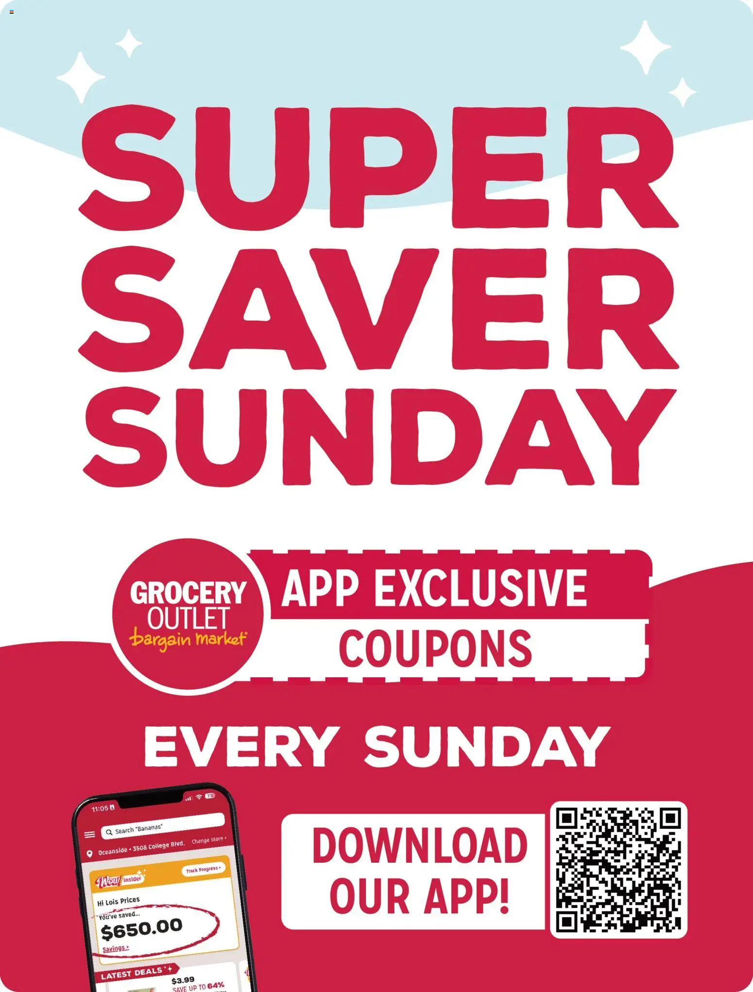Grocery Outlet Weekly Ad - PA - page 1- valid from 10/22/2025