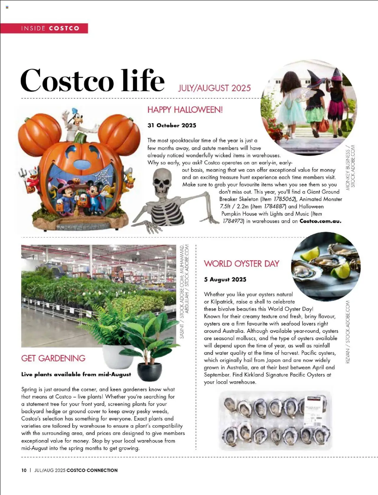 Costco Magazine Jul/Aug 2025 - page 10- valid from 01/07/2025