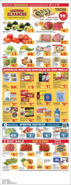 Preview El Rancho - Weekly Ad valid from 01/21/2026