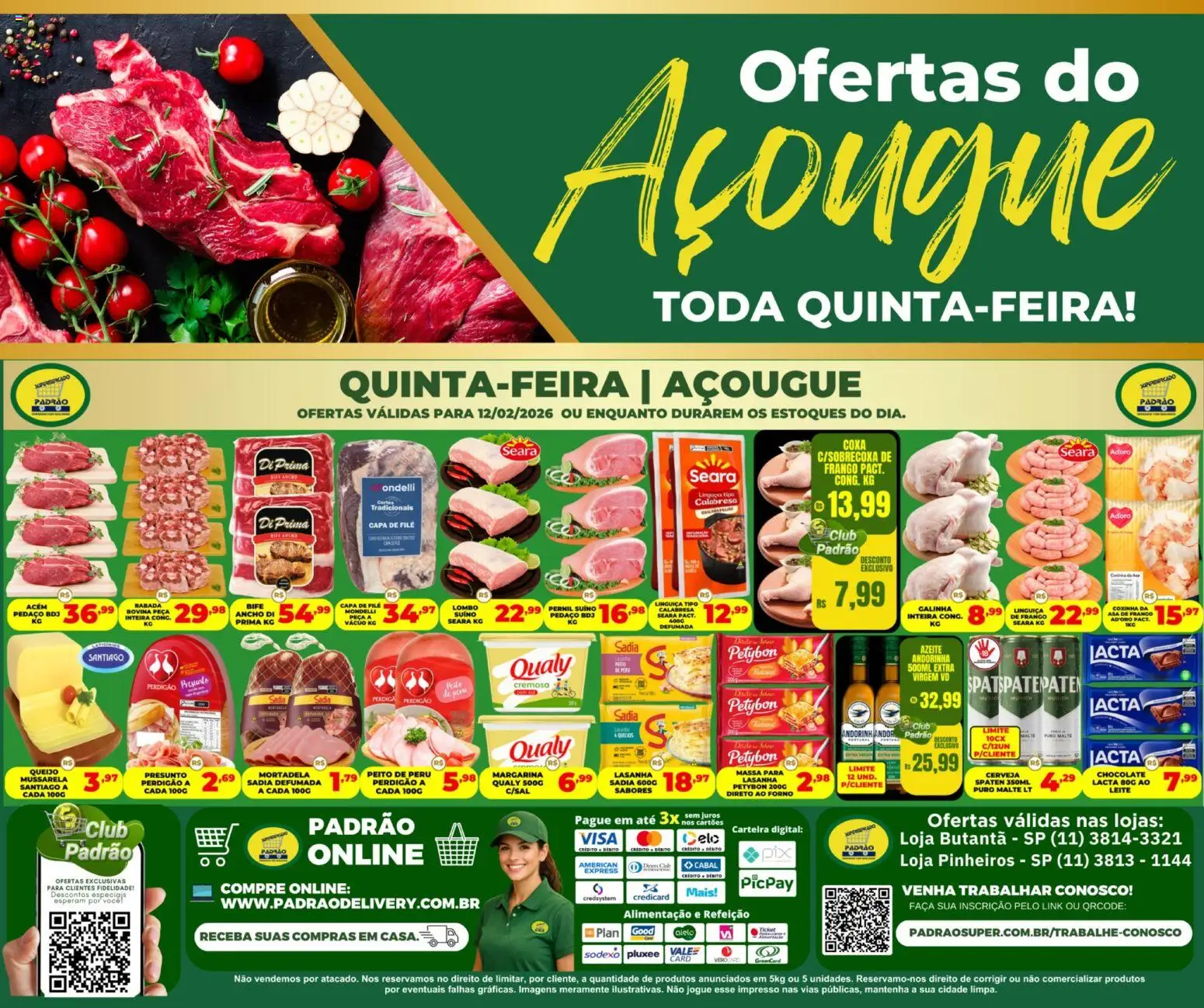 Supermercado Padrão - Ofertas do Açougue - página 1- válido a partir de 12/02/2026
