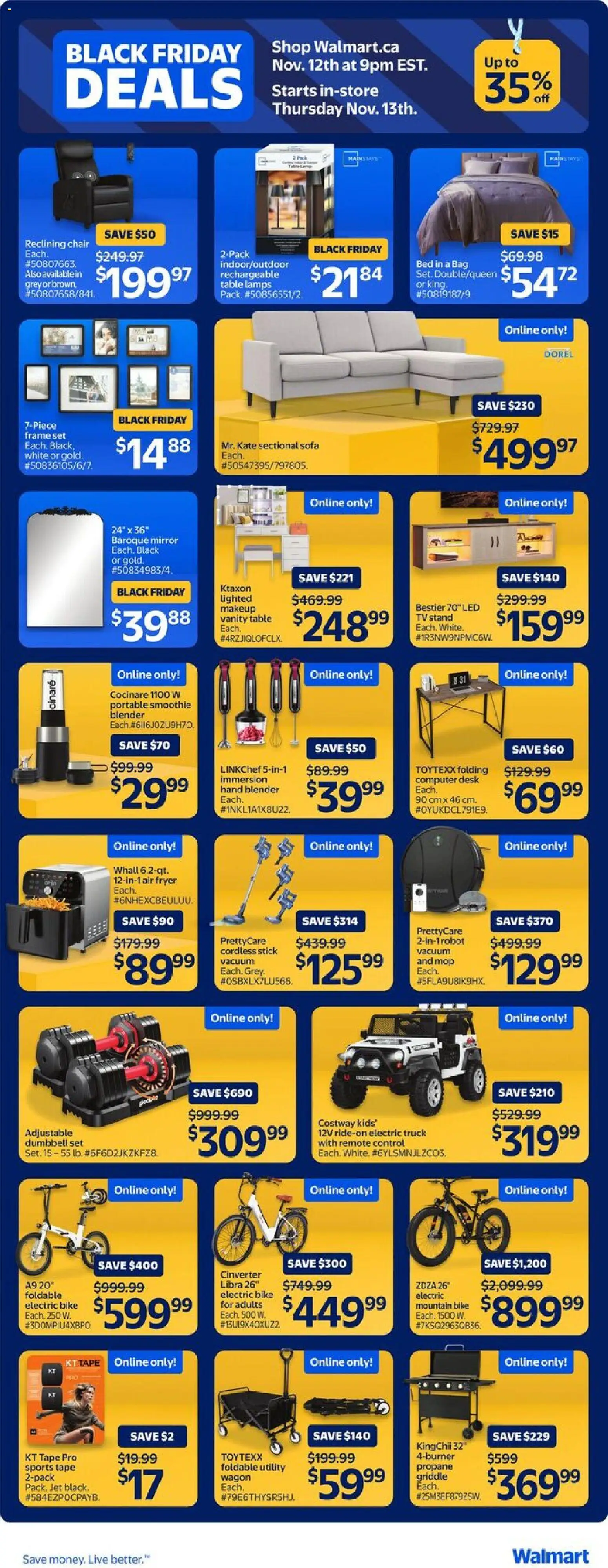 Walmart Black Friday Flyer - page 8- valid from Nov 13, 2025