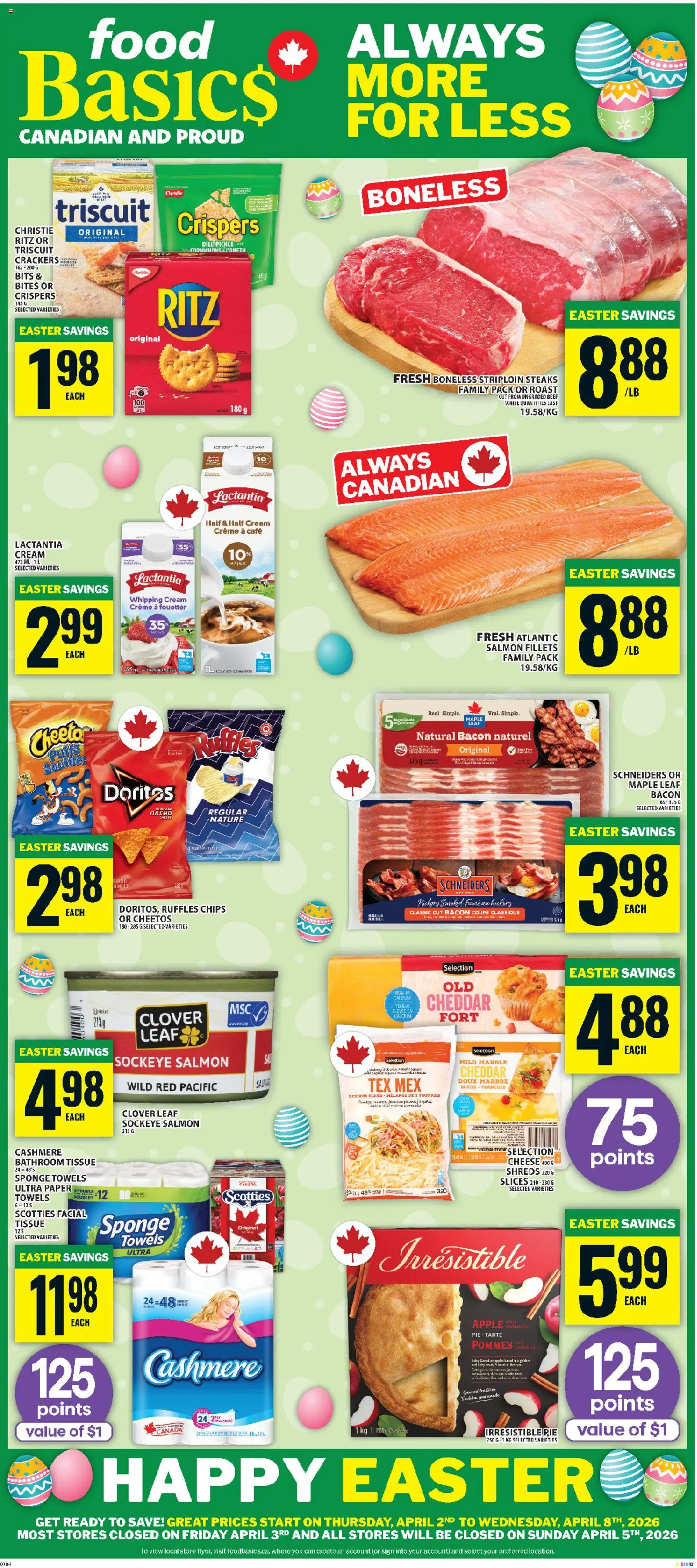 Food Basics weekly flyer / circulaire - page 1- valid from Apr 2, 2026