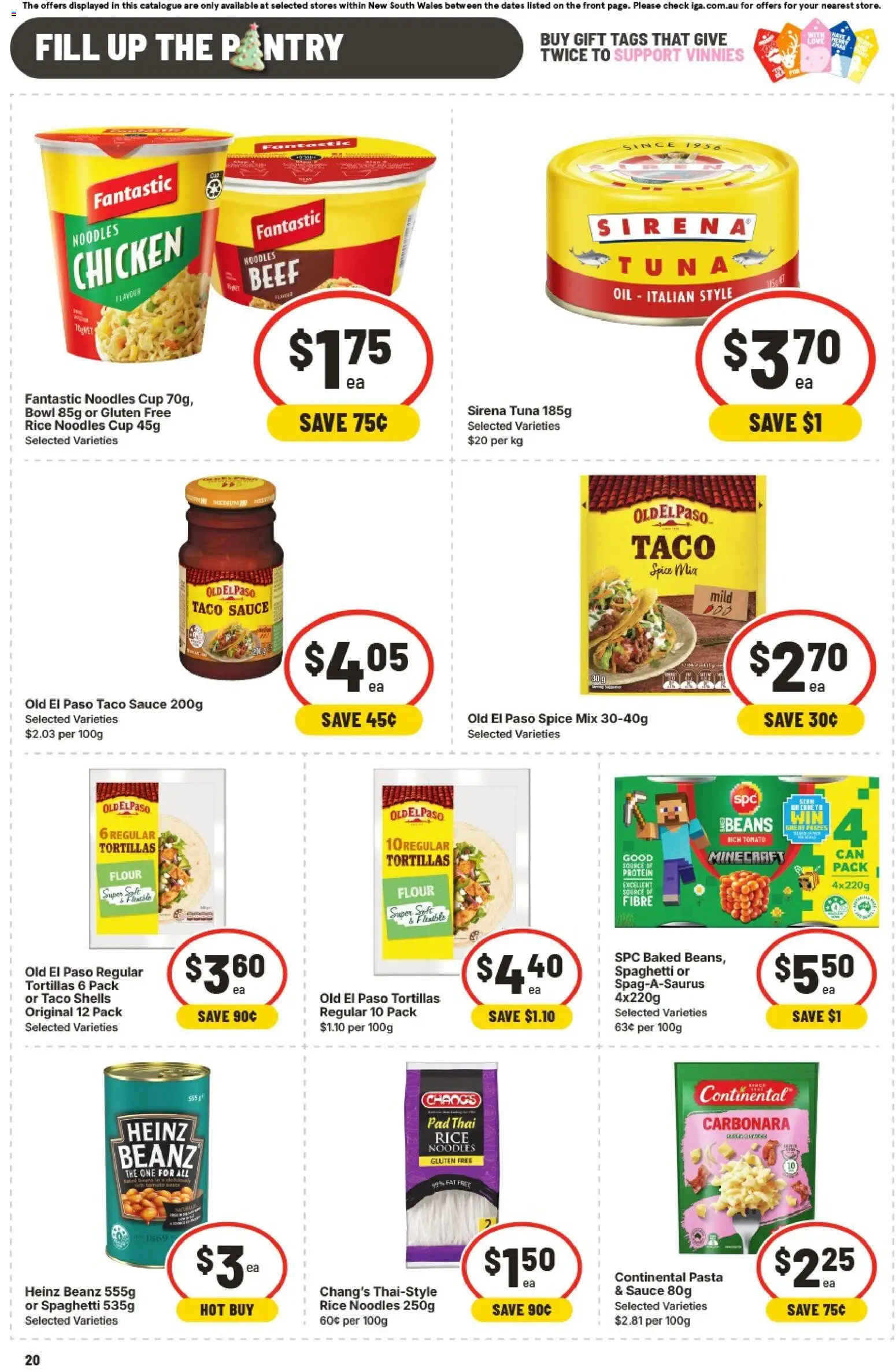 IGA Catalogue NSW - page 20- valid from 12/11/2025
