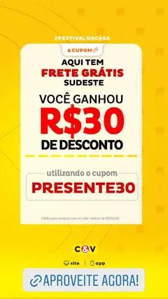 Pré-visualização Casa e Video promoções válida a partir de 27/10/2025