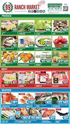 Preview 99 Ranch Market Perishables valid from 02/01/2026