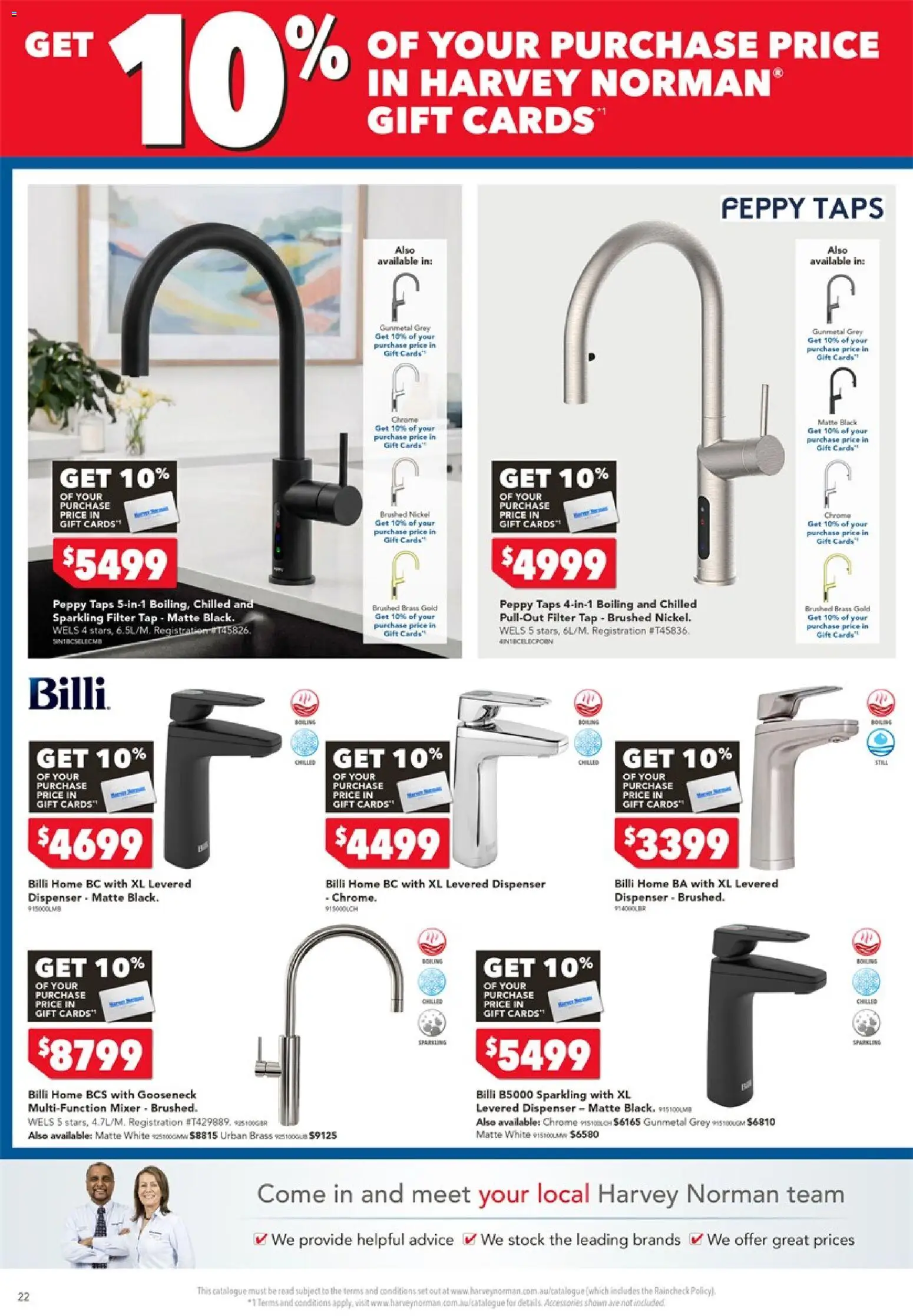 Harvey Norman Cooking Gift Card - page 22- valid from 20/02/2026