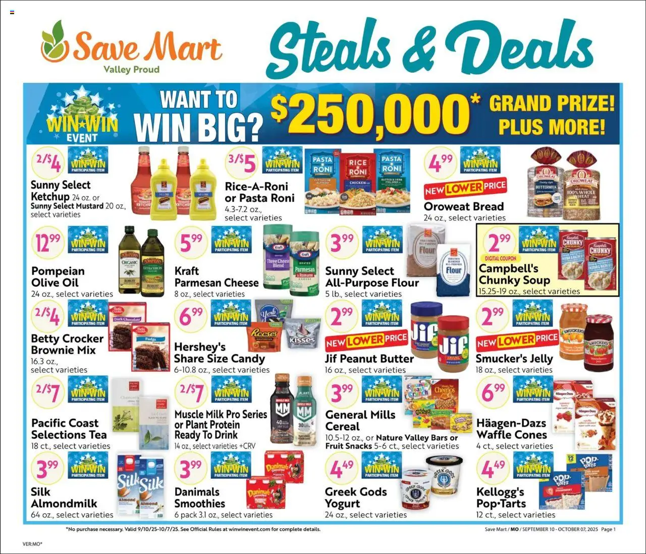Save Mart Big Book of Savings - page 1- valid from 09/10/2025