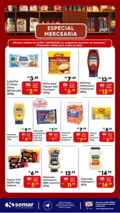 Pré-visualização Semar Supermercado - Ofertas Especial Mercearia válida a partir de 14/09/2025