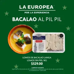 La Europea catálogo Bacalao noruego Langa  válido desde 01/12/2025