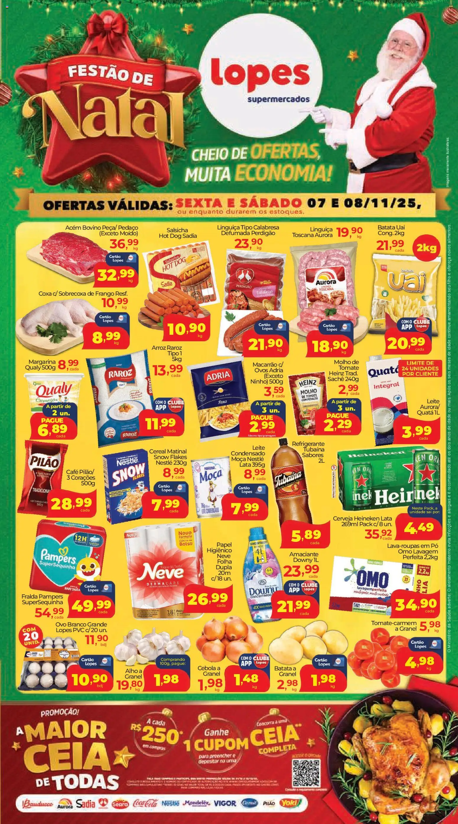 Lopes Supermercados - Ofertas da semana  - página 1- válido a partir de 07/11/2025
