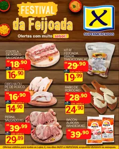 Pré-visualização X Supermercados - Ofertas Festival da Feijoada válida a partir de 06/01/2026