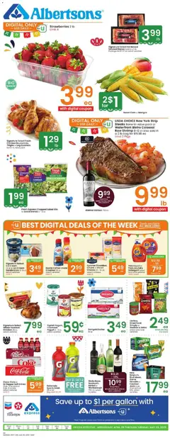 Preview Albertsons Weekly Ad valid from 04/29/2026