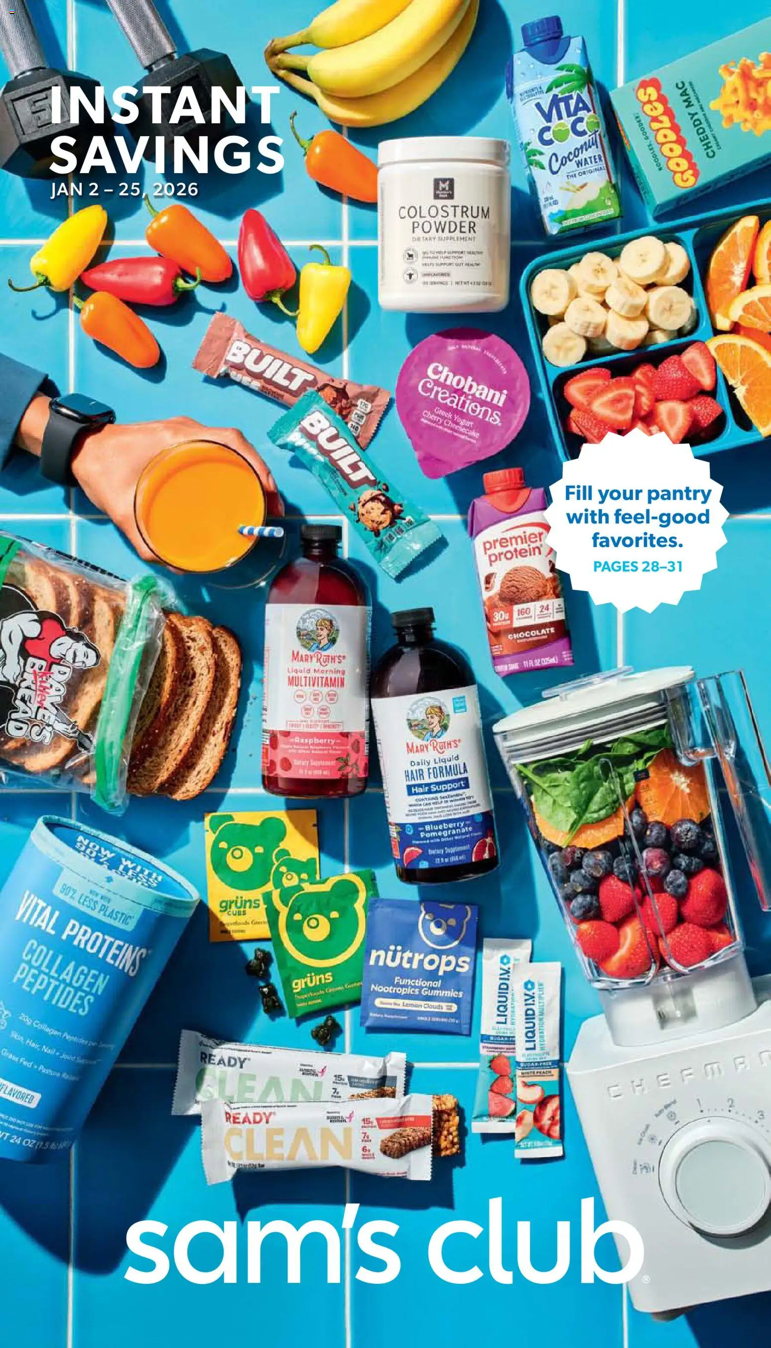 Sam's Club Instant Savings Book January - page 1- valid from 01/02/2026