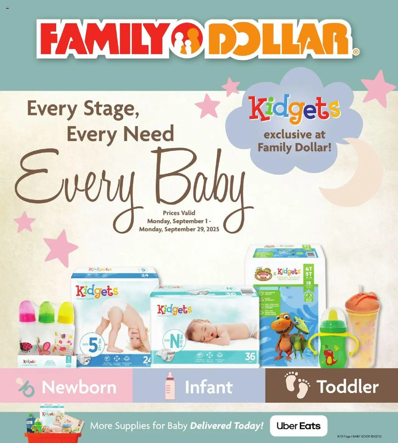 Family Dollar Digital Book - page 1- valid from 09/01/2025