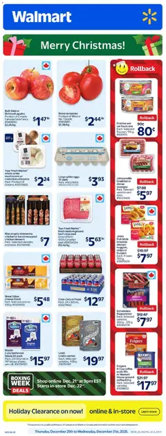 Preview Walmart weekly flyer valid from Dec 25, 2025