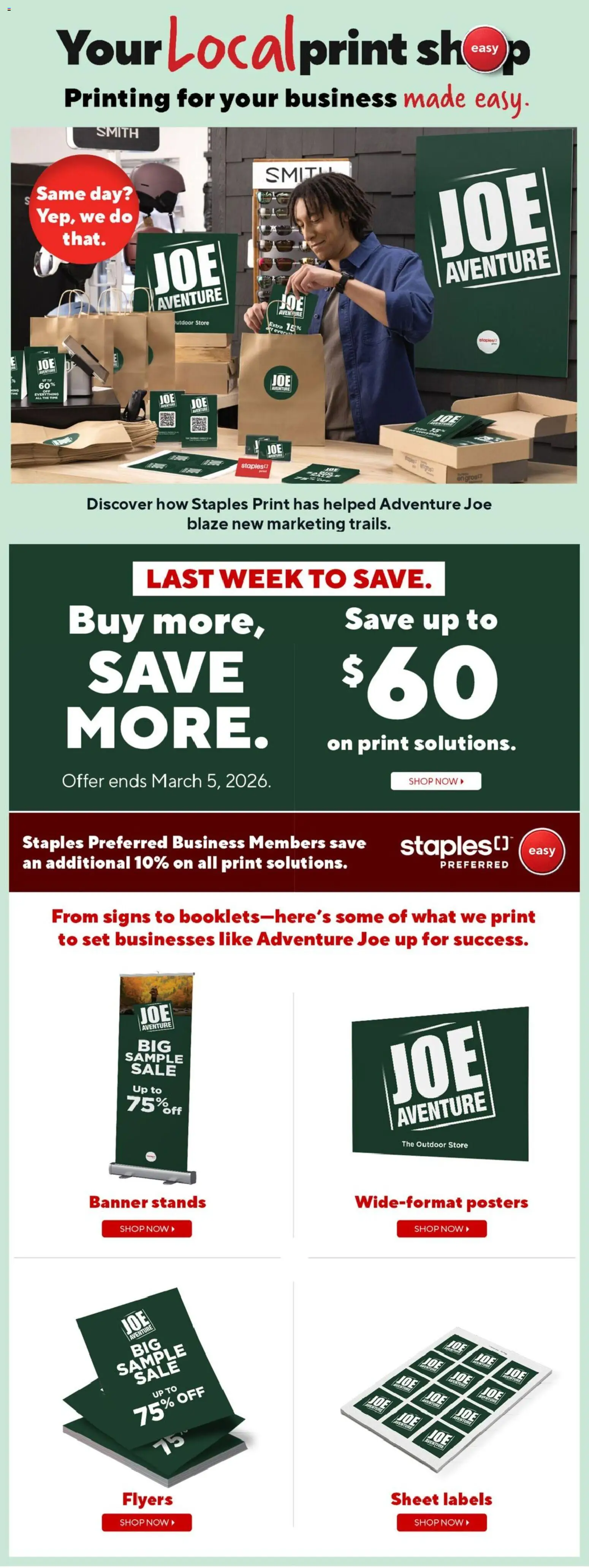 Staples weekly flyer / circulaire - page 4- valid from Feb 27, 2026