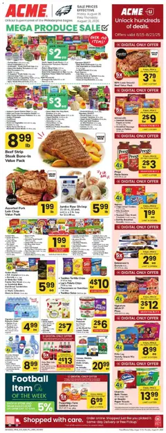Preview Acme Weekly Ad - PA valid from 08/15/2025