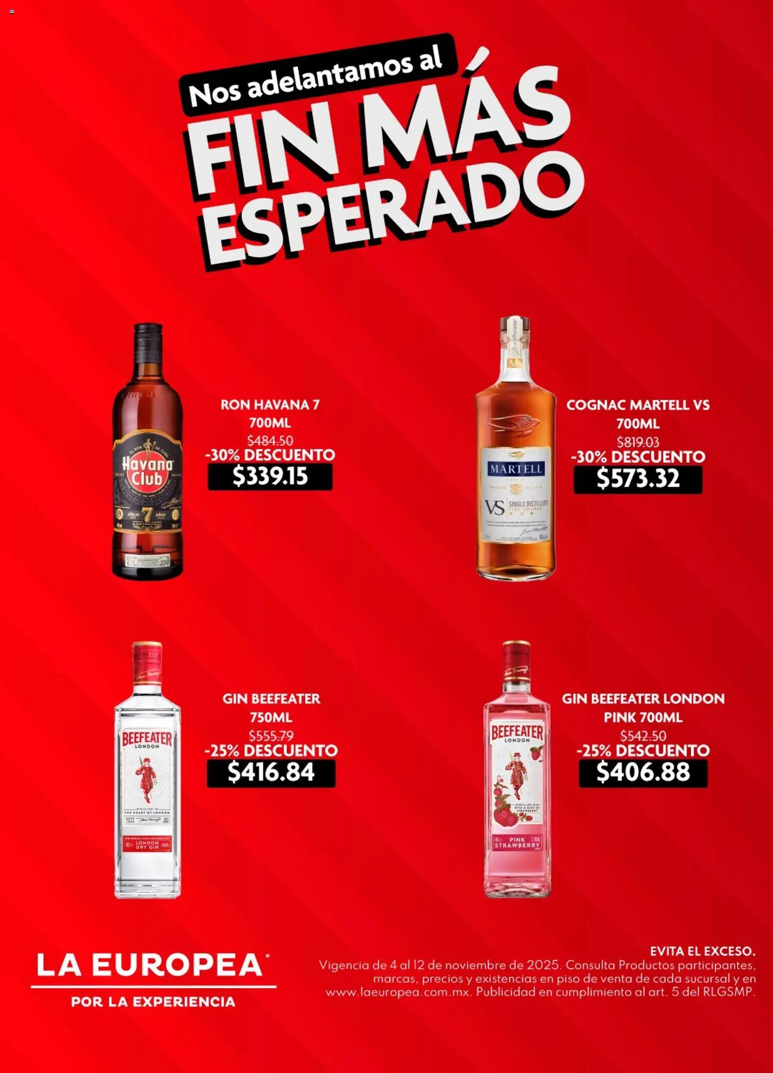 La Europea Buen Fin  - página 1- válido desde 04/11/2025