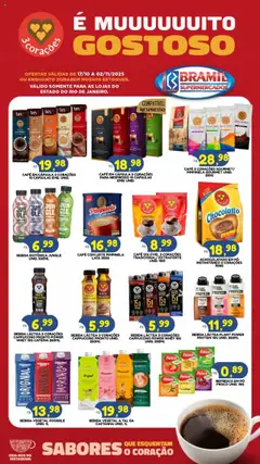 Pré-visualização Bramil Supermercados - Ofertas 3 Corações válida a partir de 17/10/2025