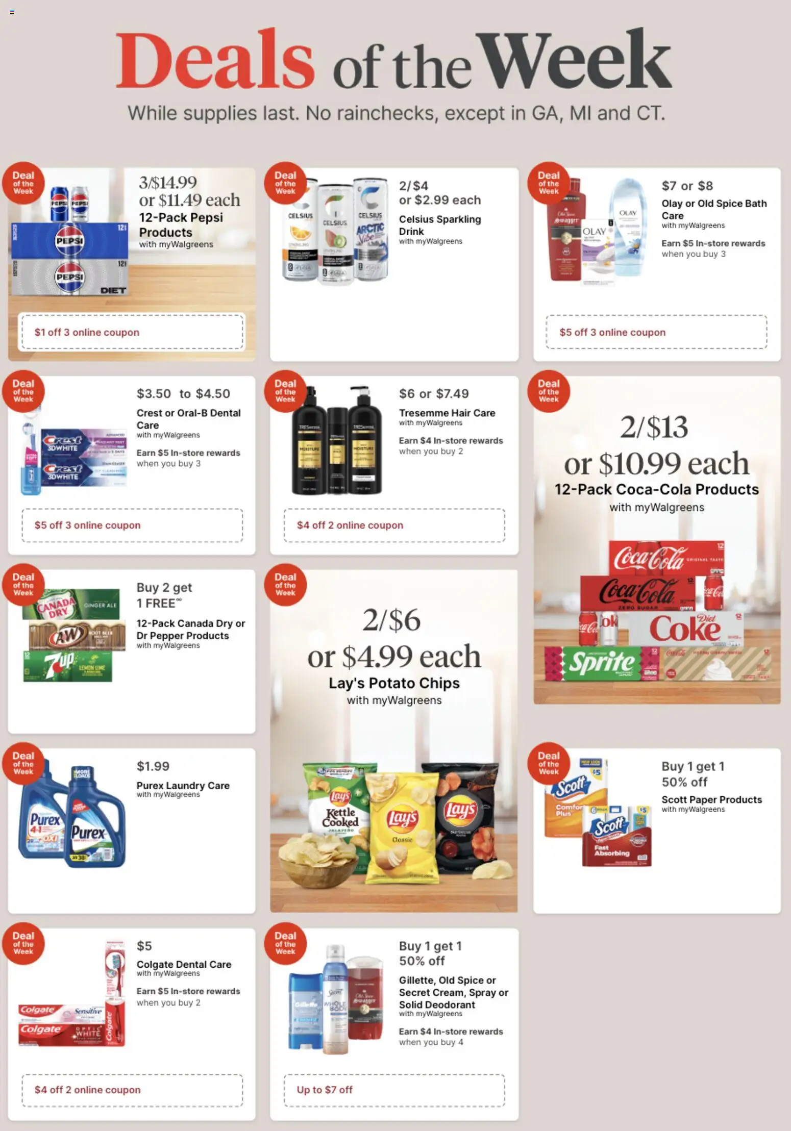 Walgreens Weekly Ad - page 1- valid from 12/28/2025