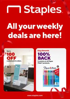Preview Staples Weekly Ad valid from 01/25/2026