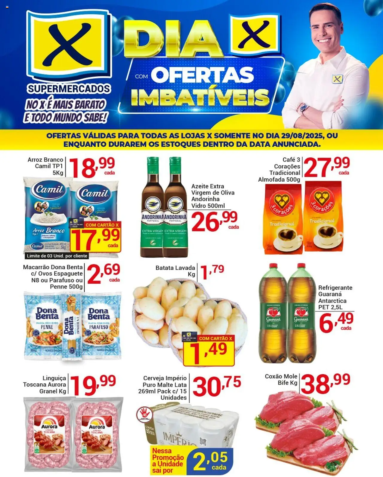 X Supermercados - Ofertas do Dia - página 1- válido a partir de 29/08/2025
