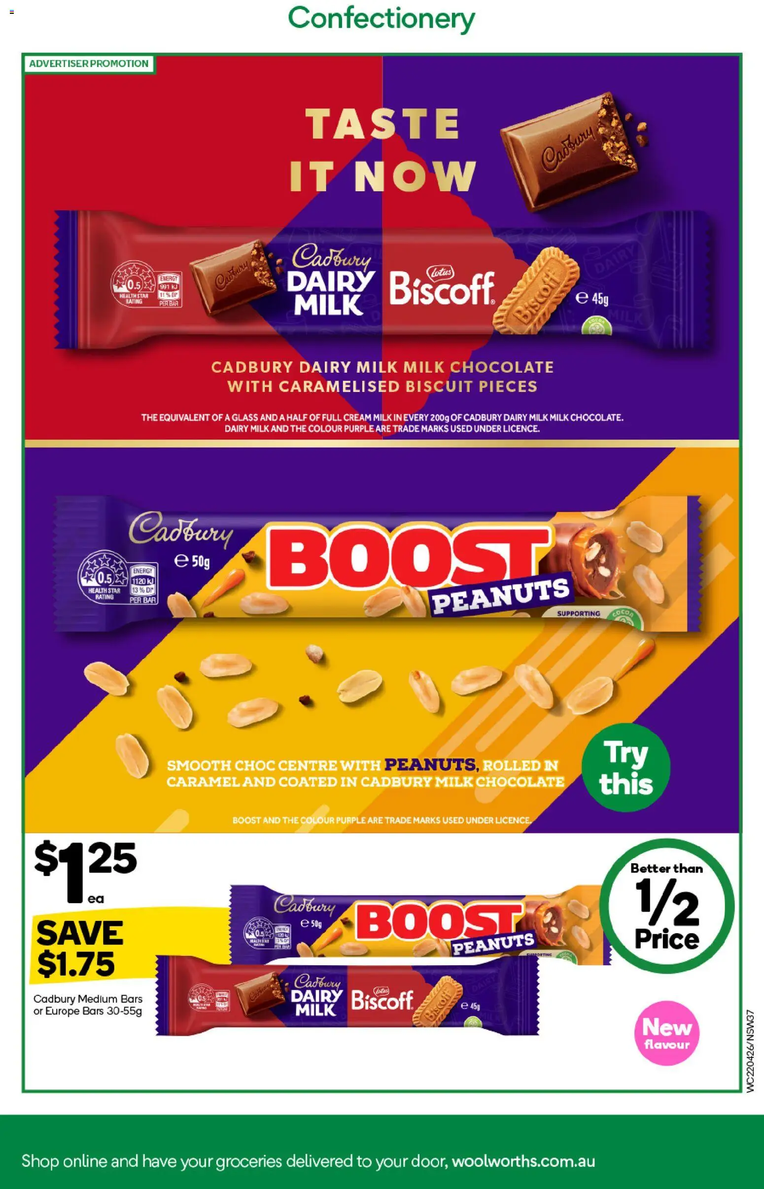 Woolworths catalogue  - page 37- valid from 22/04/2026
