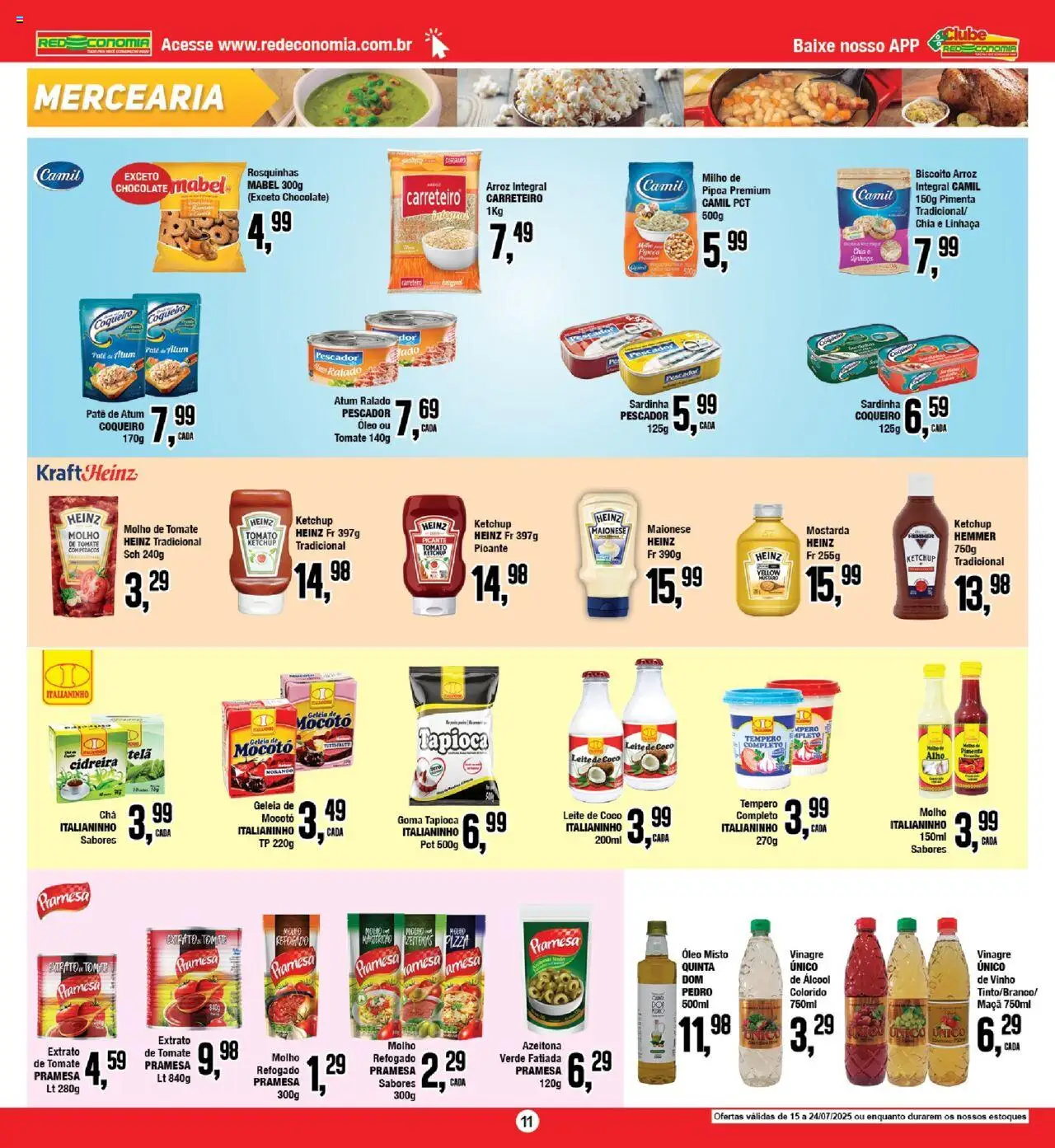 Encarte RedEconomia - página 11- válido a partir de 15/07/2025
