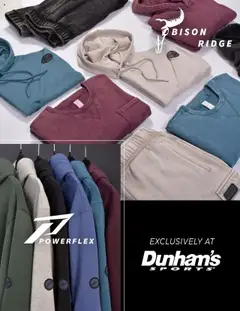 Preview Dunham's Sports Bison Ridge & Powerflex Apparel Guide valid from 09/25/2025