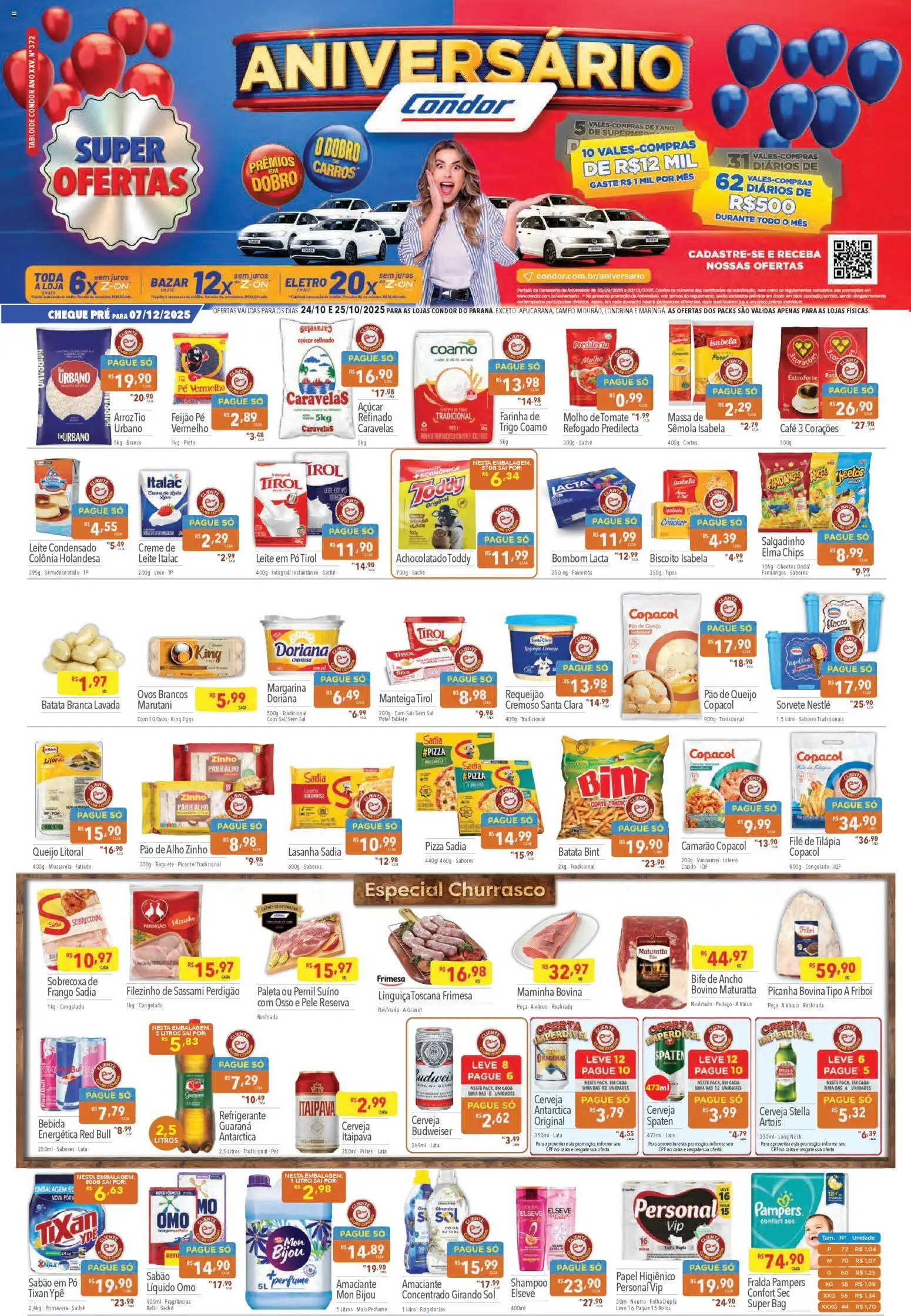 Supermercados Condor - Ofertas Fim de Semana - página 1- válido a partir de 24/10/2025
