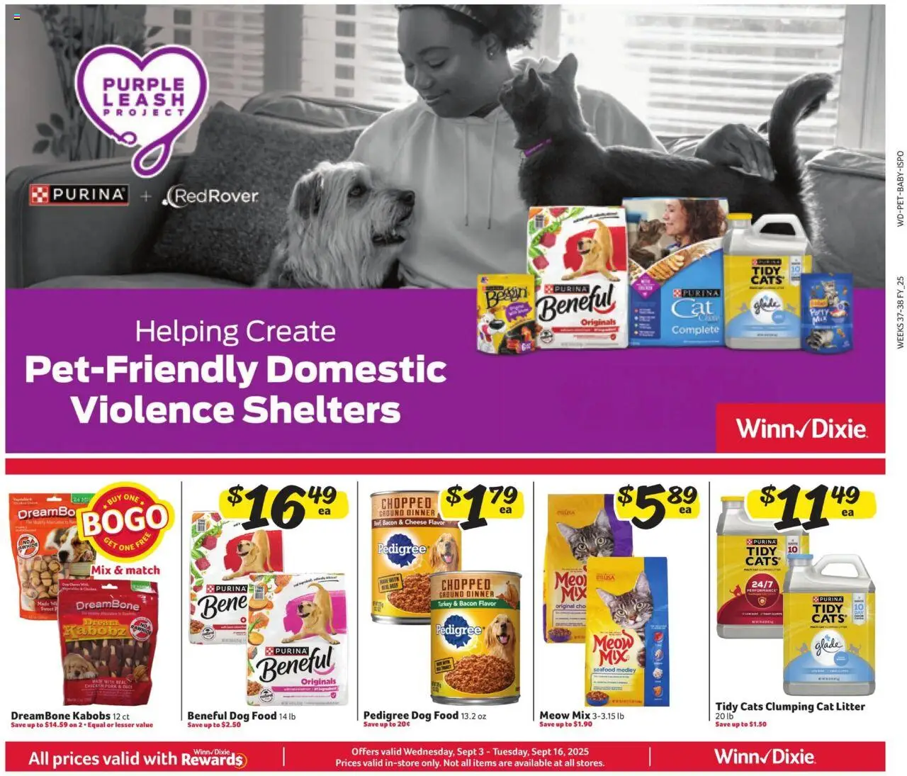 Winn Dixie In-Store Flyer - page 1- valid from 09/03/2025