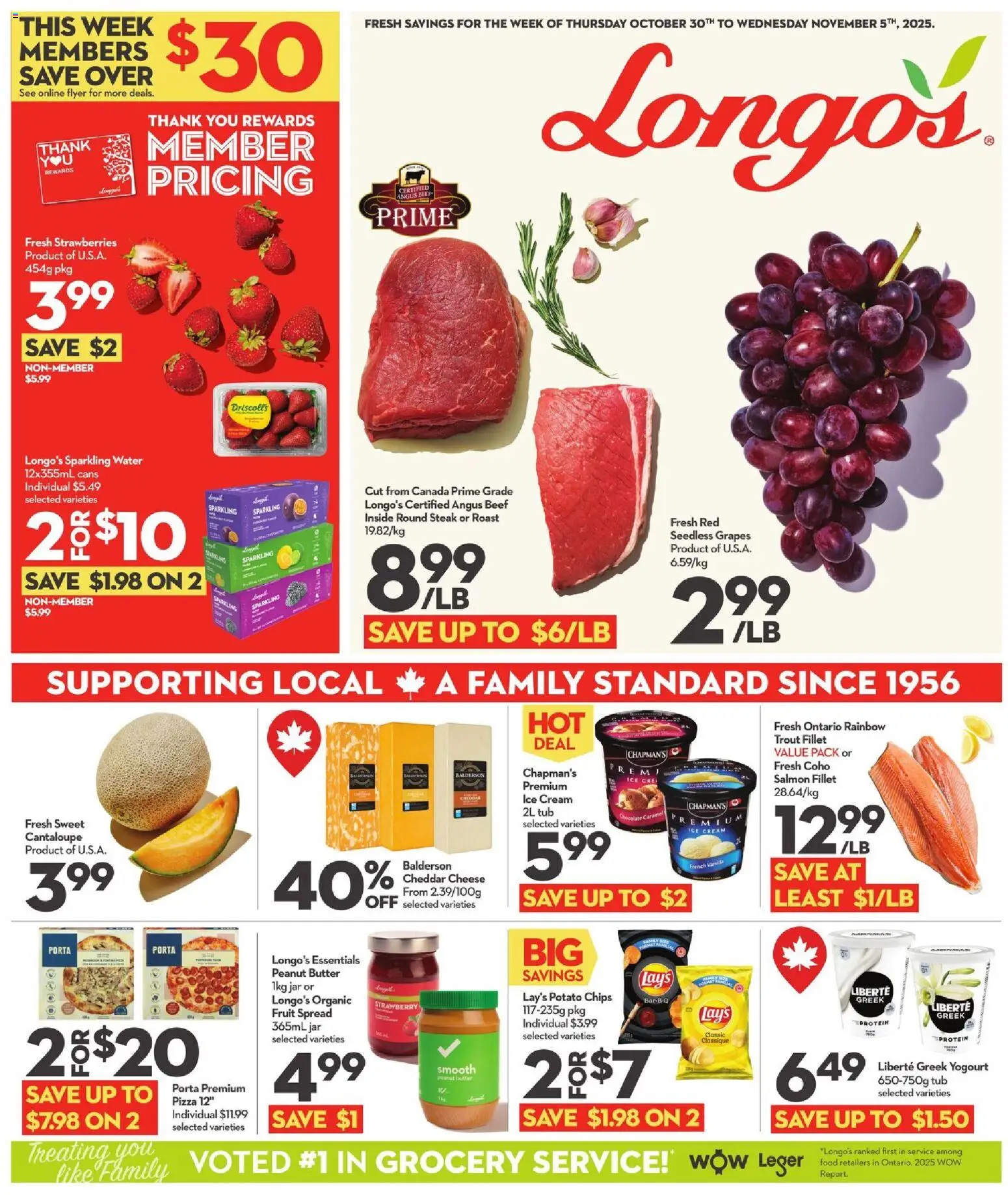 Longo's weekly flyer / circulaire - page 1- valid from Oct 30, 2025