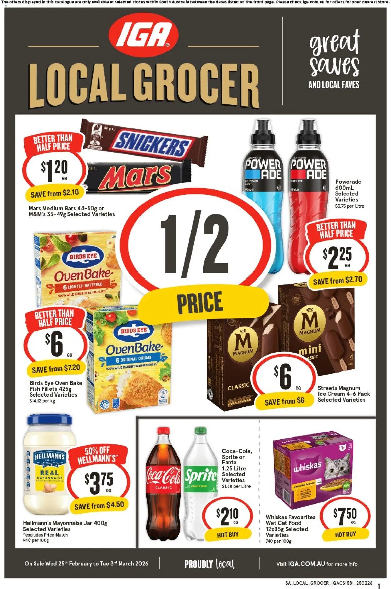 IGA Local Grocer SA - page 1- valid from 25/02/2026