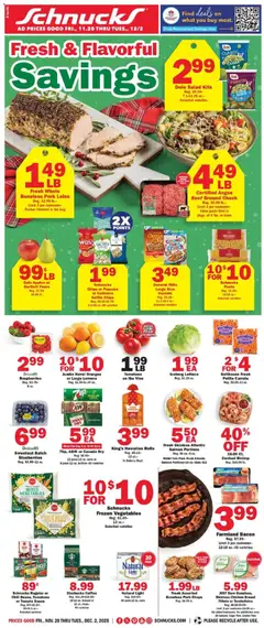 Preview Schnucks Ad valid from 11/28/2025