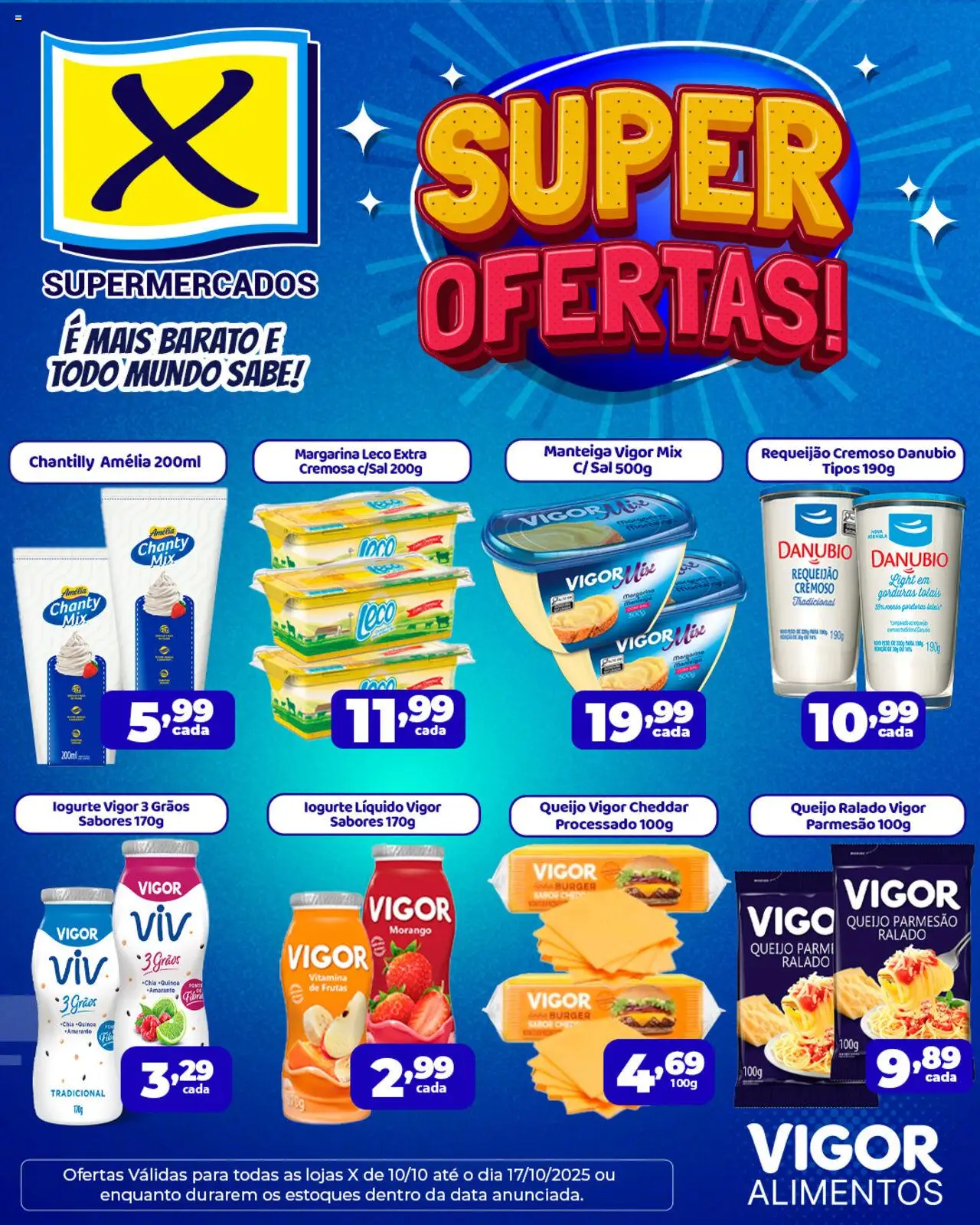 X Supermercados - Ofertas Vigor - página 1- válido a partir de 10/10/2025
