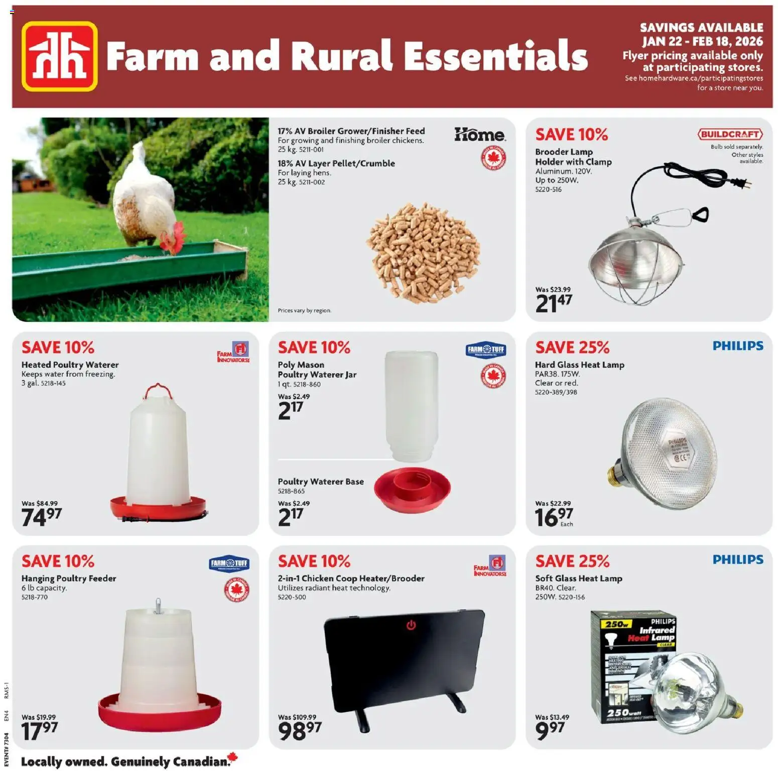 Home Hardware - Farm and Rural Essentials - page 1- valid from Jan 22, 2026