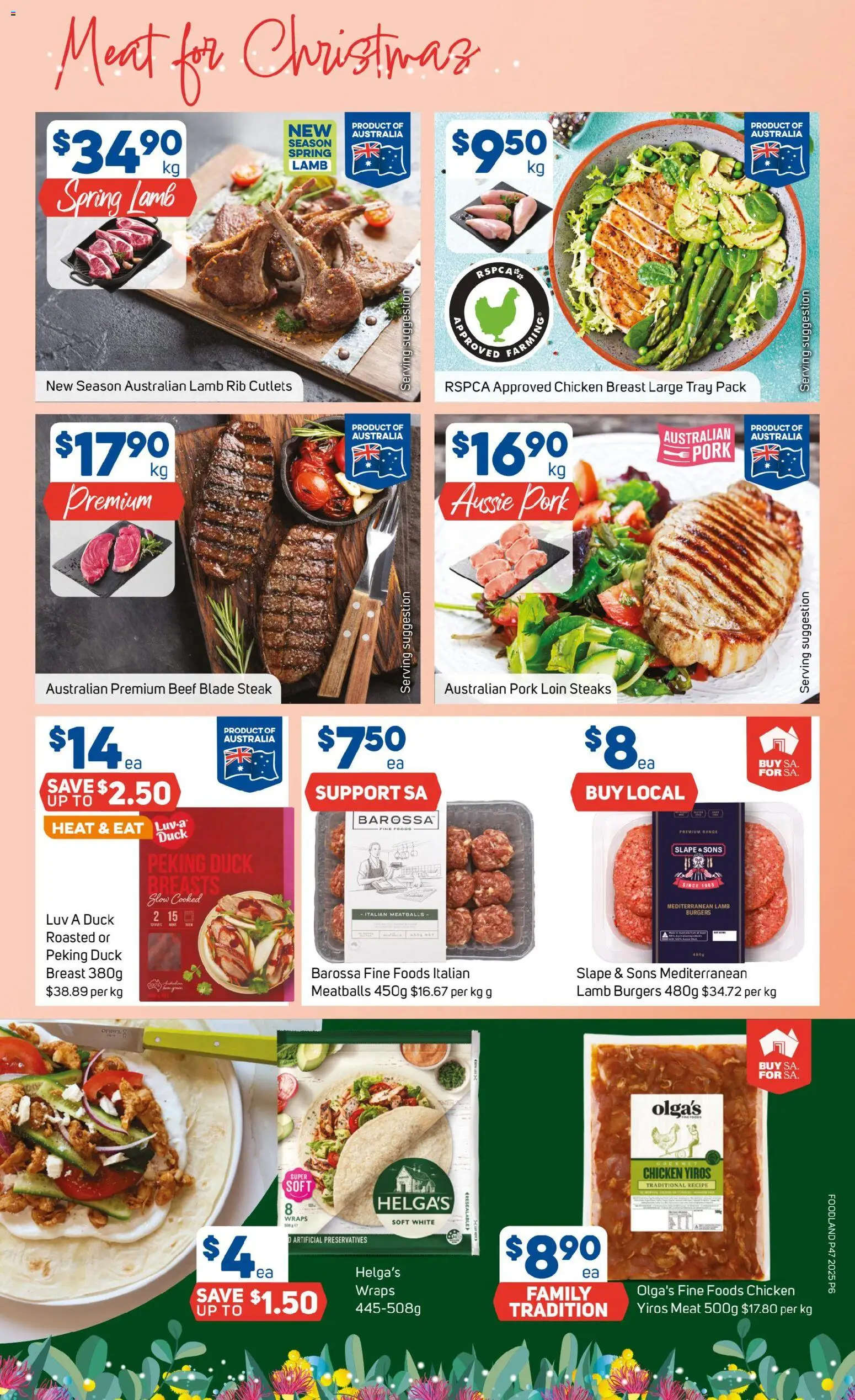 Foodland  Catalogue  - page 6- valid from 19/11/2025