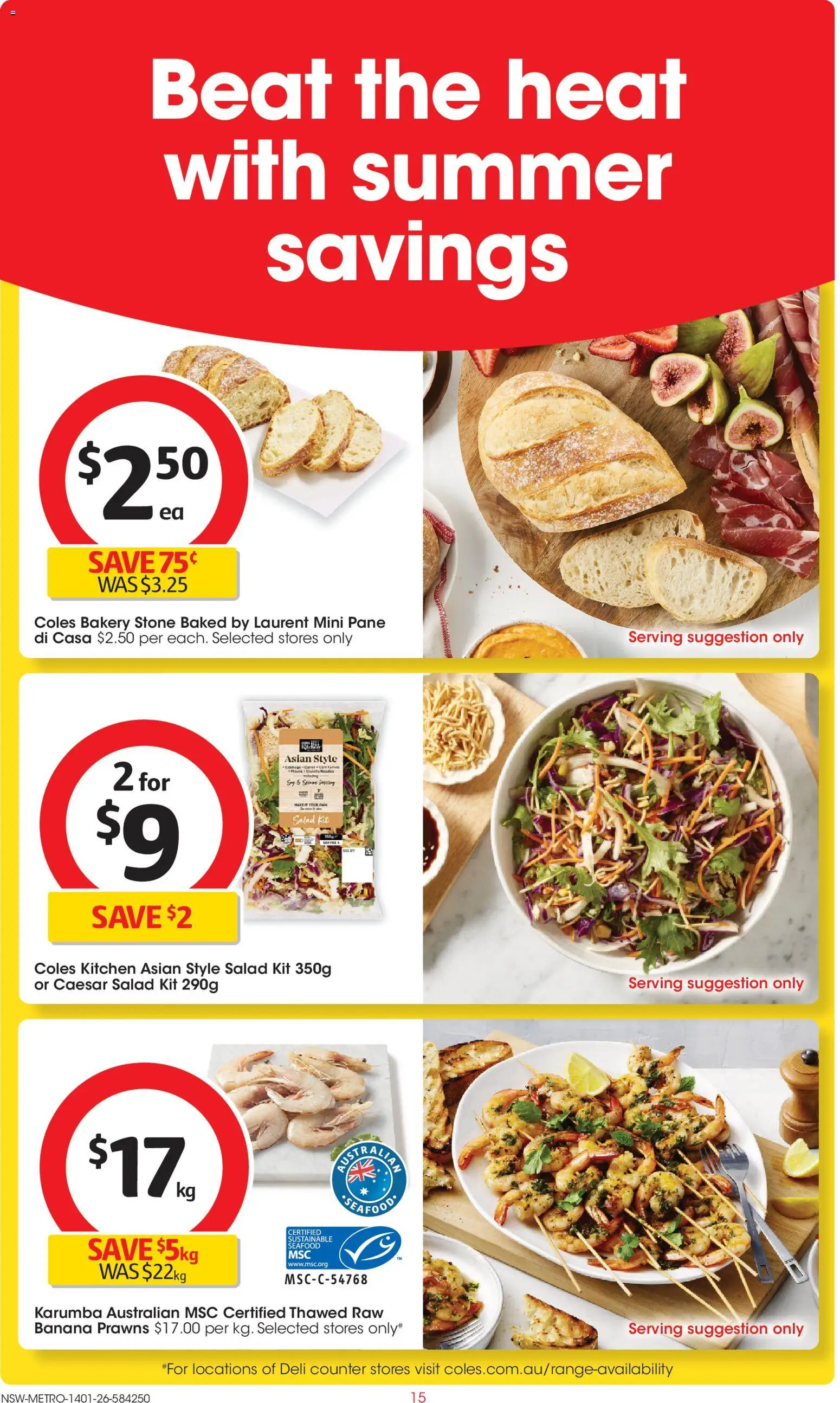 Coles  Catalogue  - page 15- valid from 14/01/2026