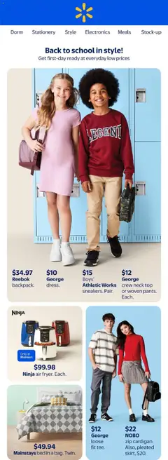 Preview Walmart - General Merchandise valid from Aug 7, 2025