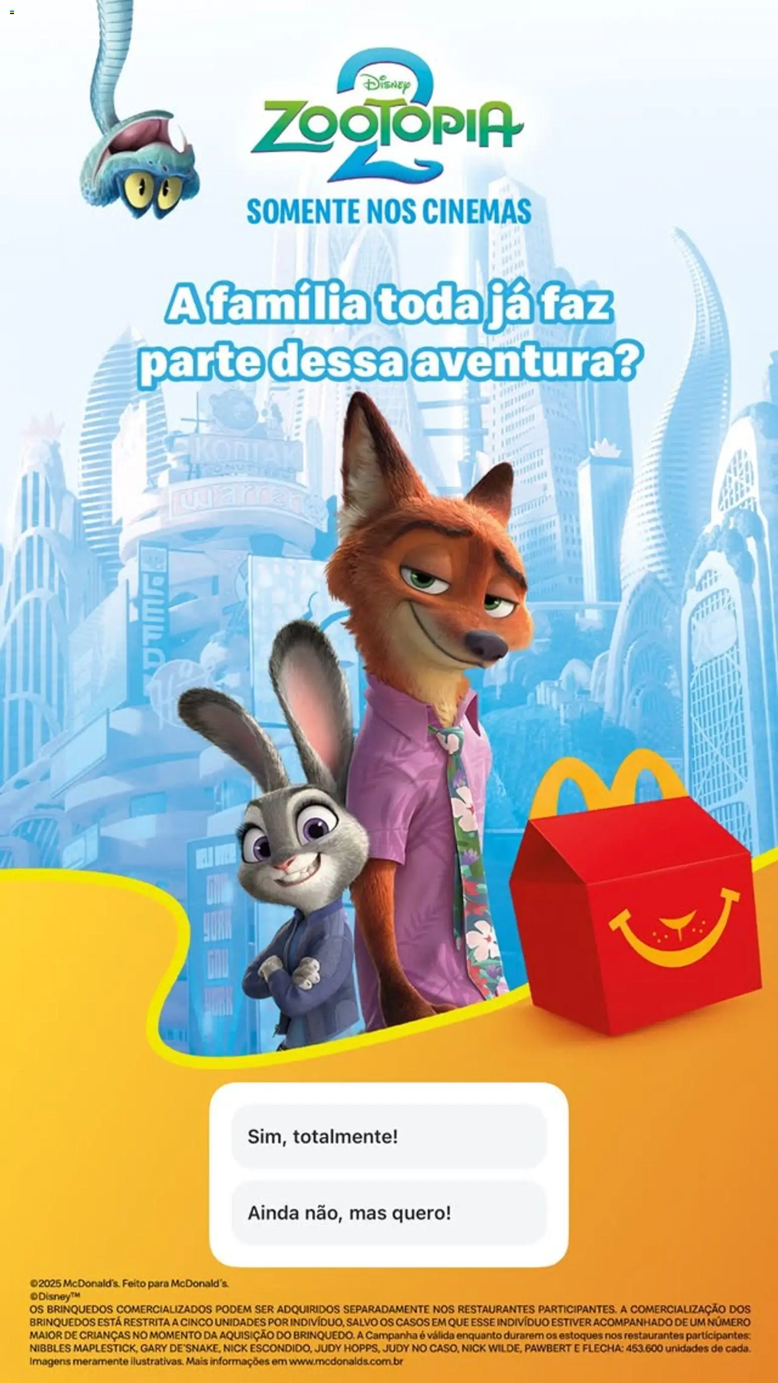 McDonald’s - Ofertas atuais - página 1- válido a partir de 12/12/2025
