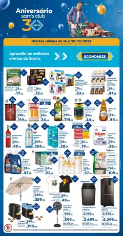 Pré-visualização Sam's Club - Ofertas da semana válida a partir de 16/10/2025