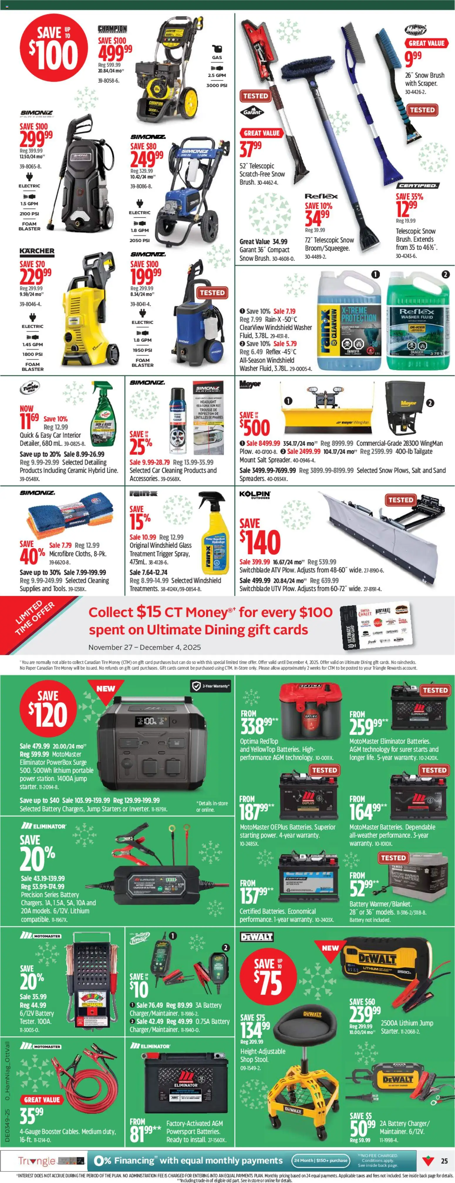 Canadian Tire weekly flyer - page 25- valid from Nov 27, 2025